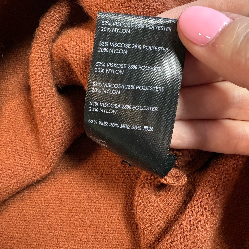 Anthropologie Women Cedar Knit Welford Tunic Mock Neck Sweater Size Large - Picture 6 of 9
